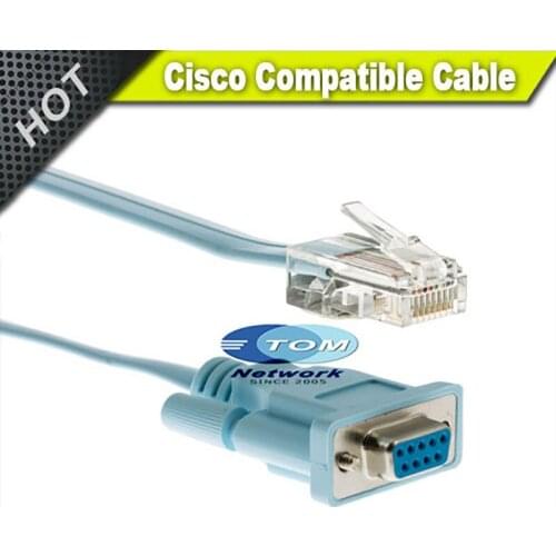 CAB-CONSOLE-RJ45 cable DB9 female to RJ45 6FT for cisco router and swtich