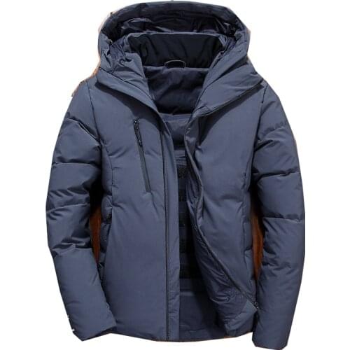 Chaqueta de pluma de pato de invierno 2020 para hombre, impermeable, a prueba de viento, chaqueta de invierno, abrigo sólido con