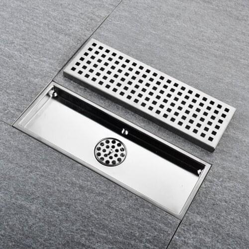 Stainless Steel Insert Square Floor Drain Waste Grates Bathroom Drains kitchen sink Strainer Fast Drainage Odor-resistant