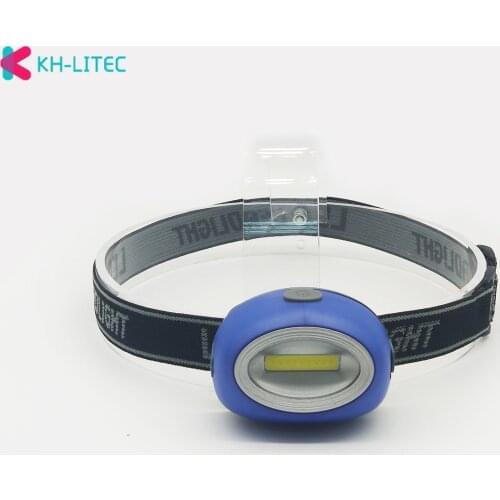 KHLITEC Mini COB LED Super Bright Headlight Flashlight HeadLamp 3-Mode Waterproof Camping Linterna Frontal Lantern 3*AAA Battery