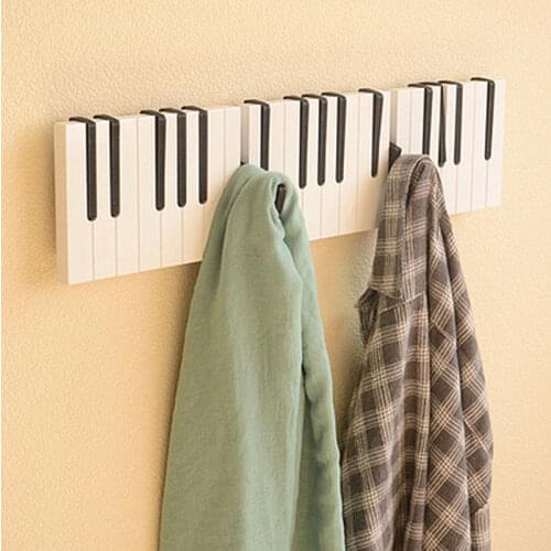 Creative decoration hook wall coat hat rack bedroom porch home furnishing wall decoration row hook no punch stick hook