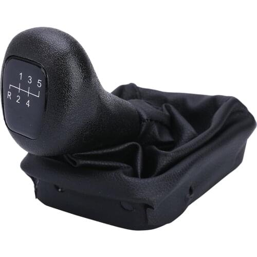 For Mercedes W202 C W208 CLK W210 E Car Gear Shift Knob 5 Speed Gear Shift Knob Gaiter Boot Cover Accessories