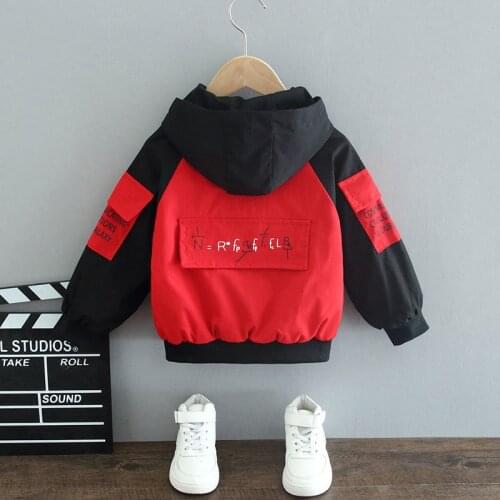 New Autumn Children Casual Jacket for 2-10Years Old Boys Girls Fashion Hooded Coat Kids Outwear Windbreaker Street Style Jacket