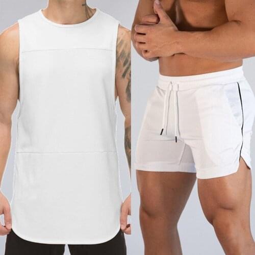 New Muscle Fashion Casual Gym Clothing Bodybuilding Workout Mesh Tank Top Men Musculation Fitness Vest Singlets Sleeveless Shirt