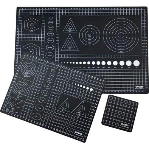 Black Thickening Color Multifunction Pvc Self Healing Cutting Mat Cutting Pad Board Cutter Knife DIY Craft Tool Office Supplies