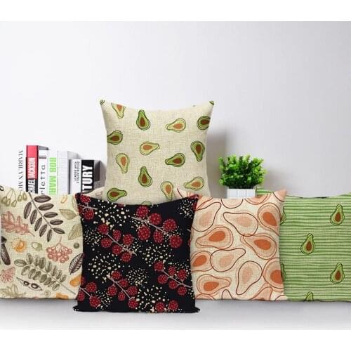 Fruit plant pillow cases decorative pillow for bed chair pillows coverpattern cushions home decor cushions cover 45cm x 45 cm