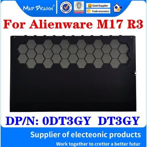 New Access Panel Door Cover Bottom Cover Base Lid Back Shell D shell black For Dell Alienware M17 R3 Gaming Laptop 0DT3GY DT3GY