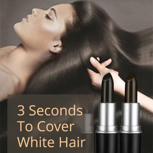 One-Time Hair dye Instant Gray Root Coverage Hair Color Modify Cream Stick Temporary Cover Up White Hair Colour Dye