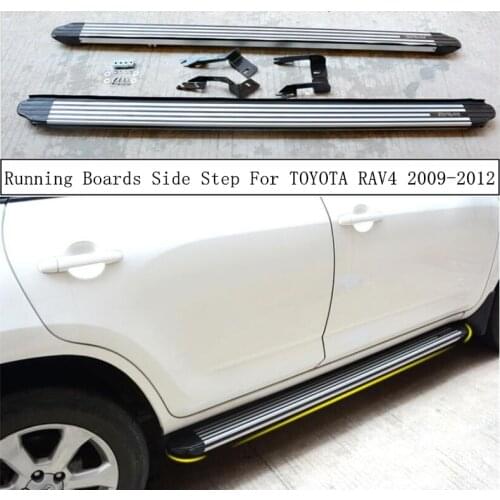 For TOYOTA RAV4 2009 2010 2011 2012 Running Boards Side Step Bar Pedals High Quality Nerf Bars Auto Accessories