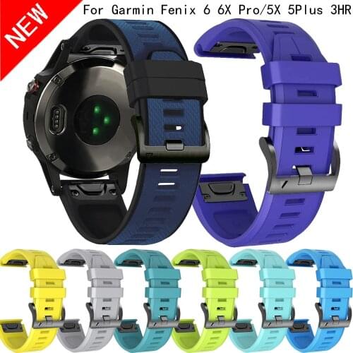 New Smart Silicone Replacement Strap For Garmin Fenix 6 6X Pro 5 5X Plus 3HR Forerunner 935 Wristband Band 22 26mm Accessories