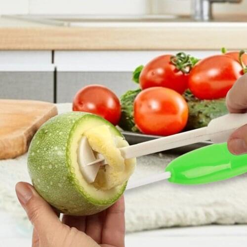 4pcs/set Vegetable Spiral Cutter Fruit Cores Seeds Remover Seed Corer Gadgets Tools for Tomato Eggplant Orange