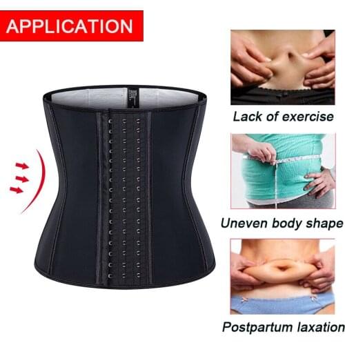 Sweat Waist Trainer Body Shaper Tummy Corset Slimming Belt Shapewear Weight Loss Belly Band Sports Girdles Workout Belt