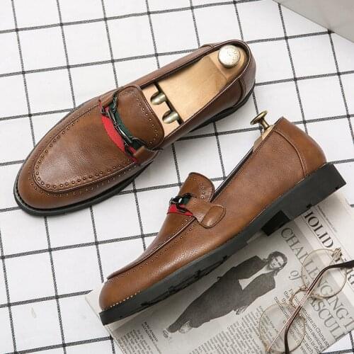 Driving Shoes Piergitar Men Shoes Dress Fashion Leather Casual Loafers Black Man Hot Sale Mens Genuine Luxury Mens For Lether