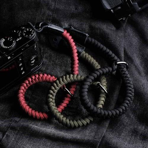 High Quality Hand-woven Nylon rope Wrist Strap Wrist Band fit for Digital Camera Leica Canon Fuji Nikon Olympus Pentax Sony