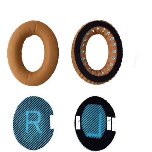 XRHYY Brown Replacement Earpad Ear Pad Cushions For Bose QC 2 QC2 15 QC15 25 QC25 Ae2 Ae2i Ae2w Headphone