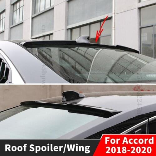 Roof Rear Spoiler Wing High Quality Air Deflector Splitter Tuning Accessories Trunk Spoiler for Honda Accord 2018 2019 2020