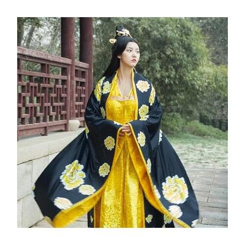 Women Ancient Clothing Studio Photographic Theme Costume Empress Princess Tang Dynasty Performing Long Dress Suzhou embroidery