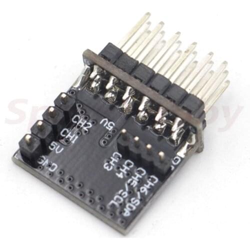 1PC New Original BLACKSHEEP TBS Crossfire Nano RX Adapter 6CH PWM ADAPTER 3.2g For FPV Drone RC plane RC Airplane DIY Parts