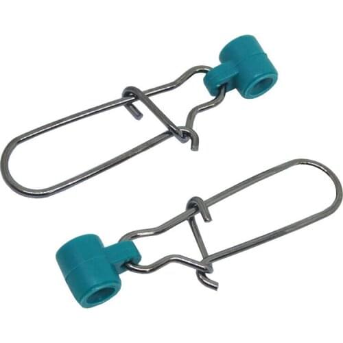 100/500/1000PCS Fishing Line Sinker SlidesDuo Lock Snaps High Strength Stainless Steel Sinker Slider Swivel Snap Fishing Tackle