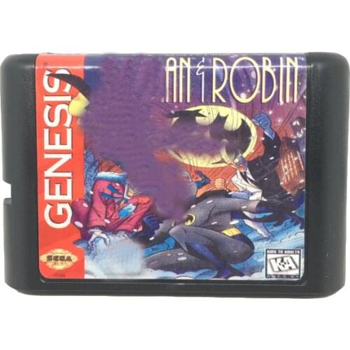 The Adventure Of man & Robin 16 bit Game Card Game Cartridge for Sega Mega Drive / Genesis System EUR/USA Shell