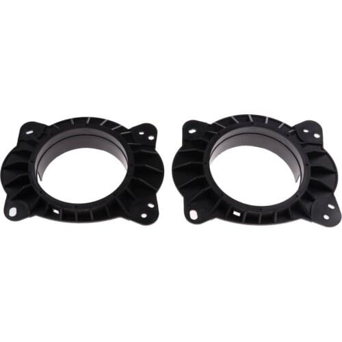 2 Pieces 6.5 Inch Plastic Front Door Horn Spacer Rings Adaptor Black Fits for Toyota Camry