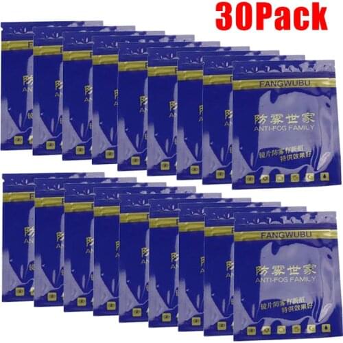 30PCS Eyeglasses Anti-Fog Cloth Microfiber Fabric Glasses Cleaner for Spectacles Lenses Camera Phone Screen 15x14.5cm