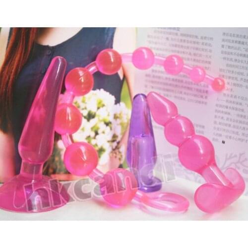 4pcs/Set backyard Stimulating Butt Plug beads Multi Massage lover sex game Anal Bullet sexy nightlife unisex anchor sex Toys