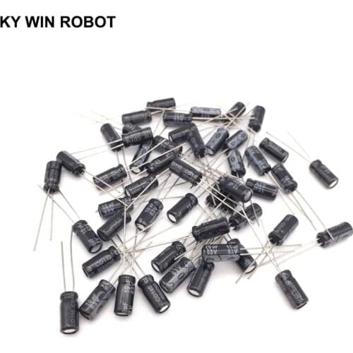 50pcs/lot 10UF 63V 10mf 105C 5X11mm Aluminum Electrolytic Capacitor 63V10UF radial lead 50pcs