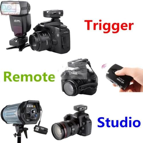 3in1 Wireless Remote Control + Speedlite / Studio Flash Trigger For Canon 1DX 1DS 5D Mark III II 7D Mark II 5DS 5DSR 50D