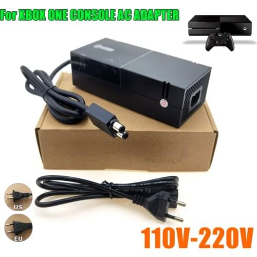 EU US Plug For Xbox One Power Supply AC Adapter Replacement Charger With Cable 110-240V Power Adaptor for Microsoft Xbx one