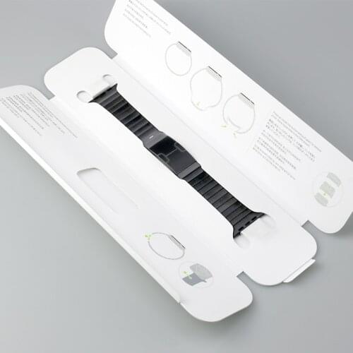 Stainless Steel Space Black Link Bracelet For Apple Watch Band 44mm 40mm 6 SE 5 4 Iwatch Series 3 2 42/38mm 100% Original Strap