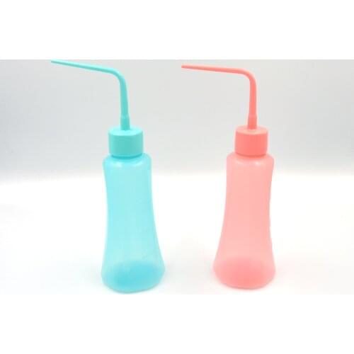 Eyelash Washing Bottle Eyelash Extension cleaning bottle Elbow Narrow Mouth Long Tube Clean Bottle