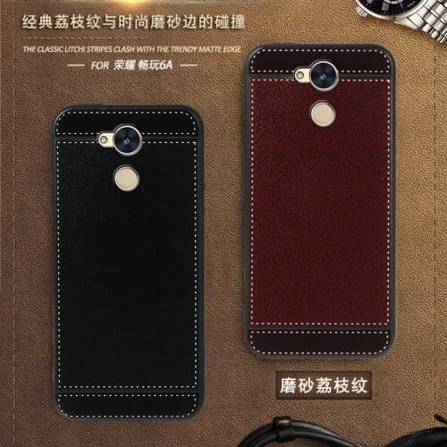 Cases for Huawei honor 6A DLI-AL10 AL10A AL10B Funda Soft Black Silicone Cover for Huawei honor 6A DLI-TL20 Delhi Case silicone