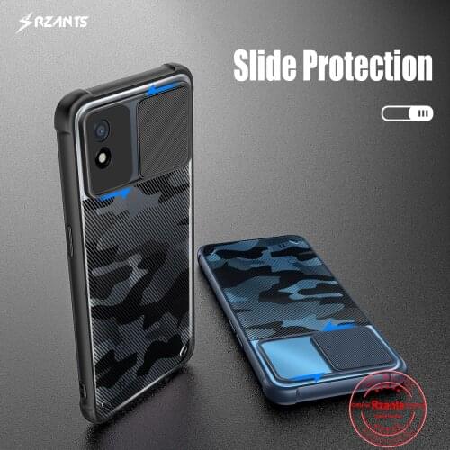 Rzants For OPPO Realme C11 2021 Realme C20 Case Soft Military [Camouflage Lens] Lens Protect Slim Clear Cover