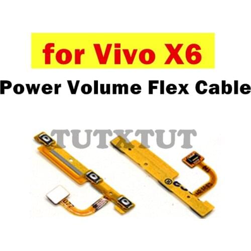 For Vivo X6 Power Volume Flex Cable ON OFF Side Button Switch Flex Cable Replacement Repair Spare Parts