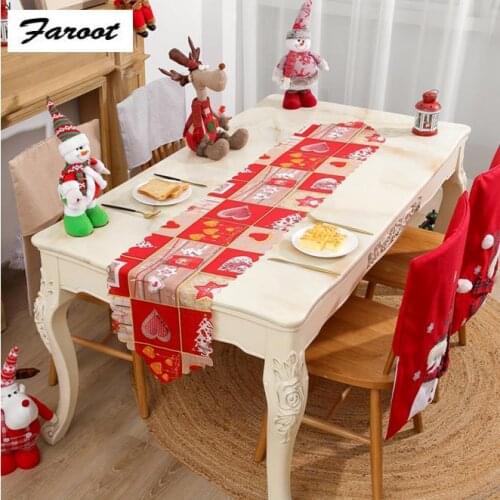 FAROOT Free Shipping Table Runner Home Christmas Table Mat Fashion Oil-Proof And Waterproof Table Runner Hot Sale