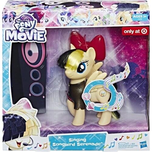 Hasbro My Little Pony Big Movie Series 6-inch Singer Pony C2758 Singing Luminous Girl Decoration Toy Twilight Sparkle Rainbow