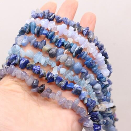 Natural Stone Gem Beads Crushed Irregular Green Gold DIY Party Necklace Bracelet Jewelry Accessories Bead Making