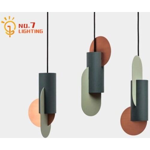 Danish Design Creative Geometric Industrial Pendant Lights Iron Art Kitchen Light Fixtures Dining/Model Room Restaurant Bedroom