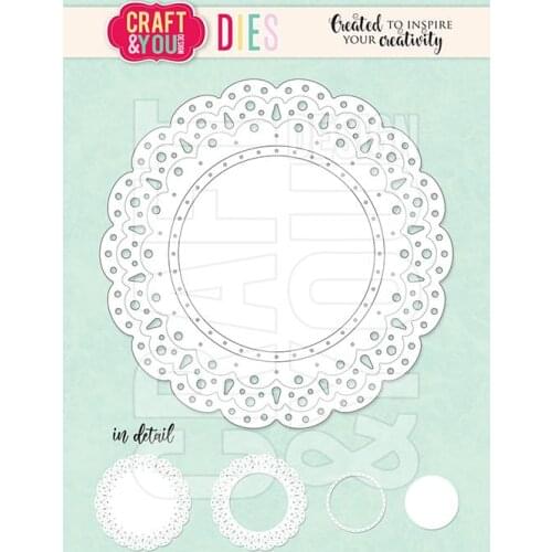 Round Metal Cutting Dies Template For DIY Scrapbooking Paper Card Making Decoration Embossing Handmade Photo Album Craft Supplie