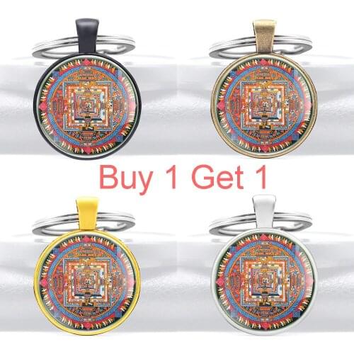 Buy 1 Get 1 Holy Building Design Pendant Key Ring Classic Men Women Christ Jewelry Gifts Key Chain