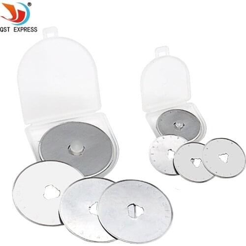10pcs SKS-7 28mm 45mm Rotary cutter blades Patchwork Fabric Leather Craft Circular Paper Colth Cut Refill Sewing Quilting