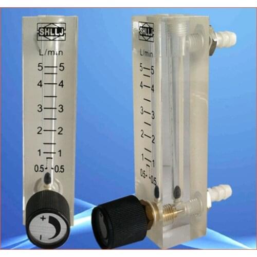LZQ-6( 0-5)LPM air flow meter ( LZQ gas flow meter)with control valve for Oxygen conectrator ,it can adjust flow LZQ6 Flowmeters
