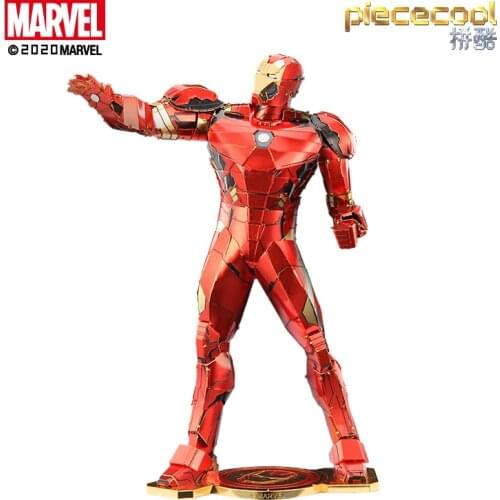 Piececool 3D Metal Puzzle Red warrior model kits DIY Laser Cut Puzzles Jigsaw Toy For Children