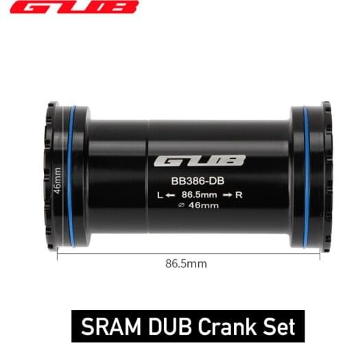 GUB BB386DB Bottom Bracket 86.5mm For SRAM DUB Crant Set MTB Road Bike Bicycle Axle Press Fit Bottom Bracket Parts