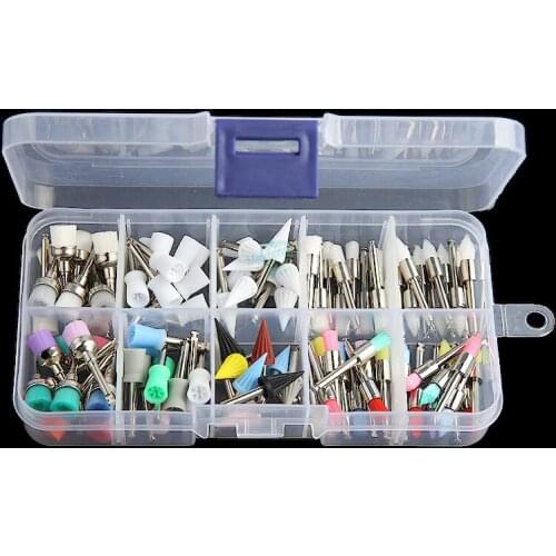100pcs/bag Dental Lab Flat Polishing Prophy Brushes Cups Mixed Polish for Teeth Polisher Instrument Cup dentist tool