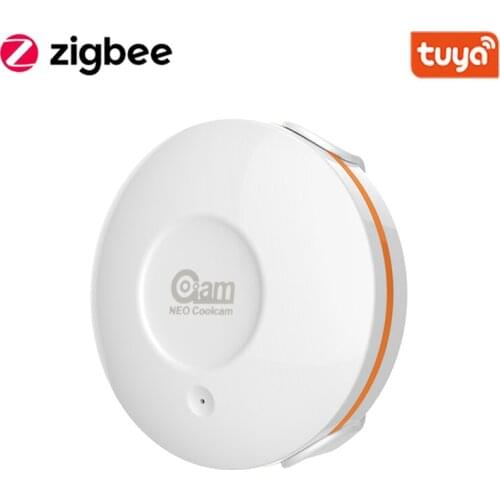 Smart Tuya Zigbee 3.0 Home Flood Detector Battery Powered Water Sensor Alarm App Remote Control Works With TUYA Smart Hub
