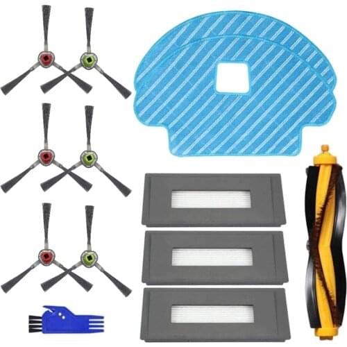 Spare Parts for Ecovacs Deebot OZMO 930 Vacuum Cleaner - Filter and Mop Brush Kit - 13PCS Pack