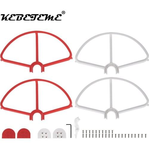 KEBETEME 4pcs/set Shielding Guard Props Protector Bumper Protection Ring Quick Release Propeller for DJI Quadcopter Drone