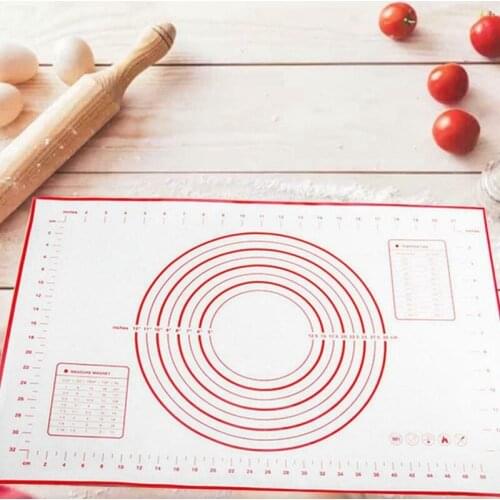 1pc Kneading Dough Mat Silicone Baking Mat Pizza Dough Maker Pastry Kitchen Cooking Gadgets Bakeware Kneading Pad Accessories